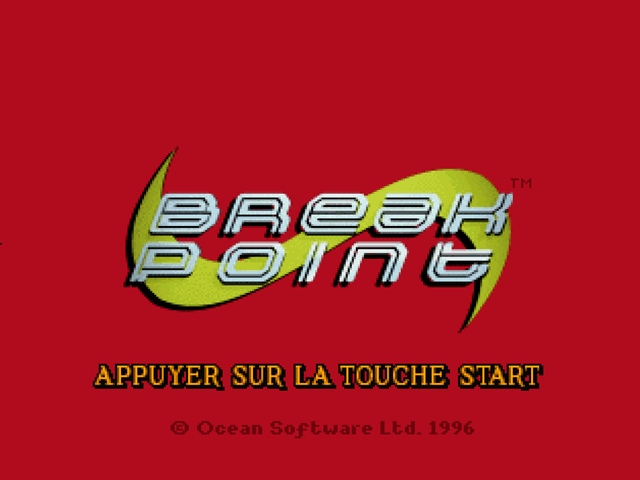 Break Point — écran titre