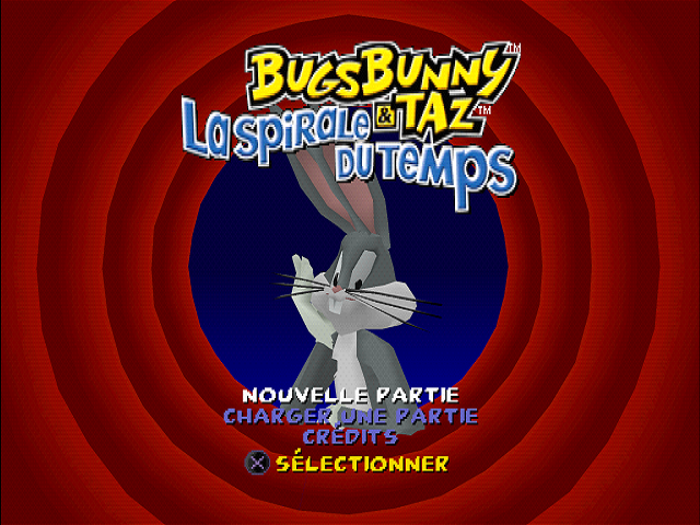 Bugs Bunny And Taz - Time Busters — écran titre