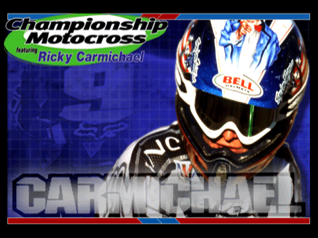 Championship Motocross Featuring Ricky Carmichael — écran titre