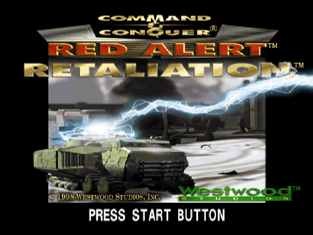 Command And Conquer - Red Alert - Retaliation — écran titre