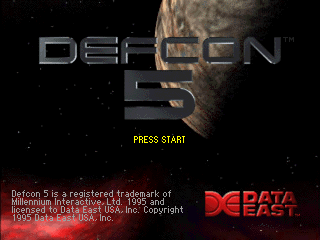 Defcon 5 — écran titre