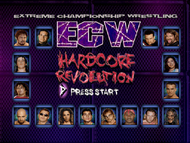 Ecw Hardcore Revolution — écran titre