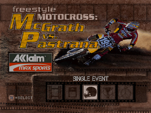 Freestyle Motocross - Mcgrath Vs. Pastrana — écran titre