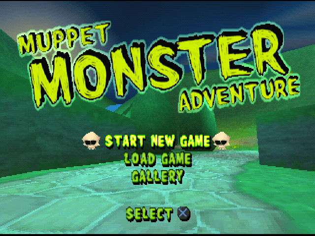 Muppet Monster Adventure — écran titre