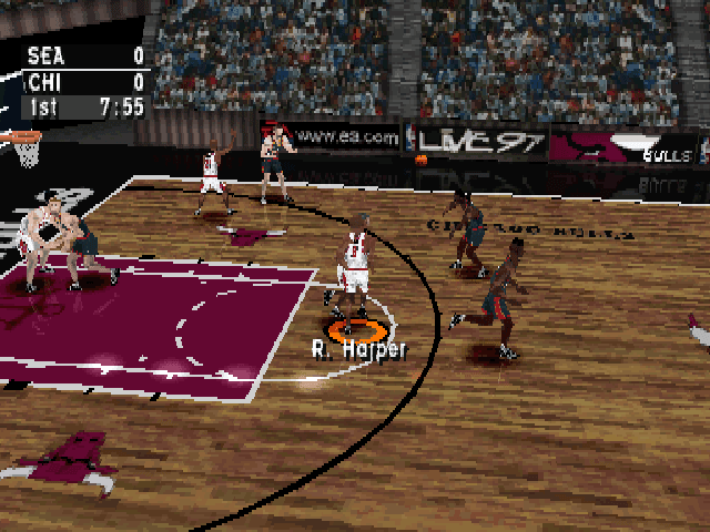 NBA Live 97 — screenshot