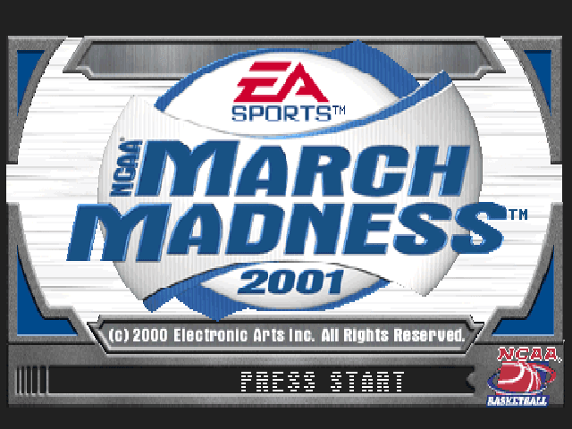 Ncaa March Madness 2001 — écran titre