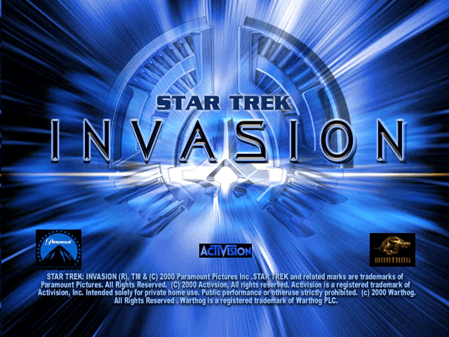 Star Trek - Invasion — écran titre