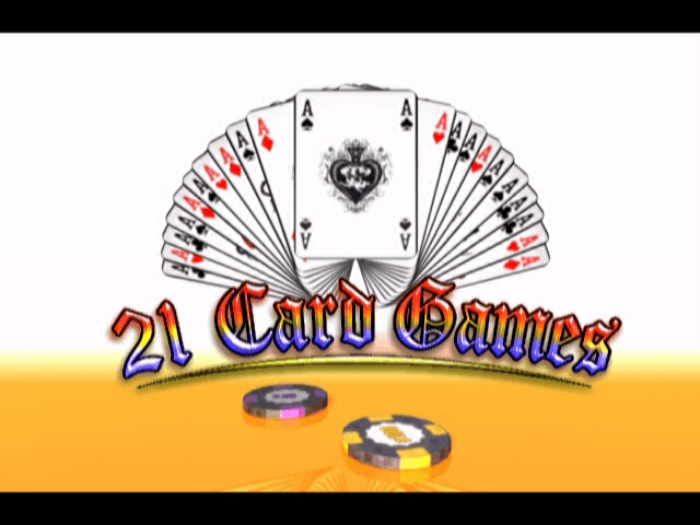 21 Card Games — écran titre
