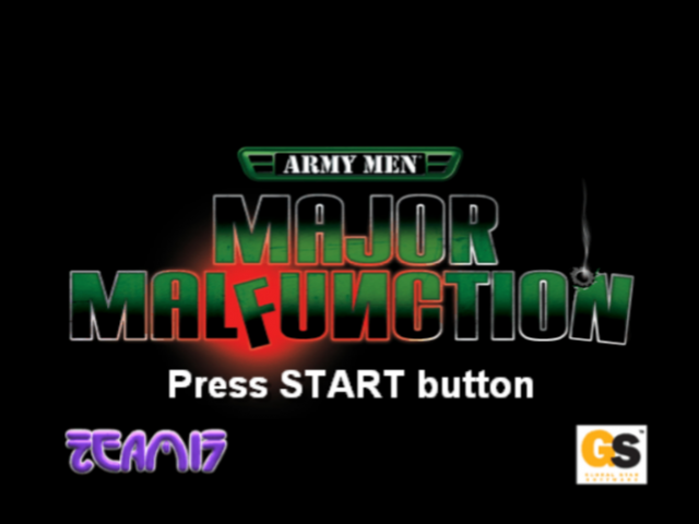 Army Men - Major Malfunction — écran titre