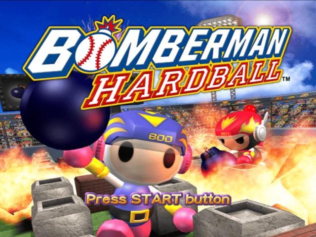 Bomberman Hardball — écran titre