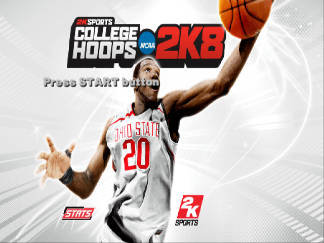 College Hoops 2k8 — écran titre