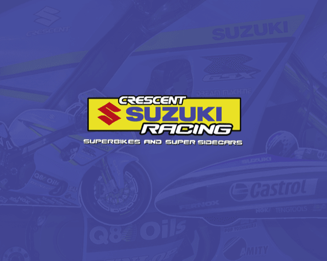 Crescent Suzuki Racing - Superbikes And Super Sidecars — écran titre