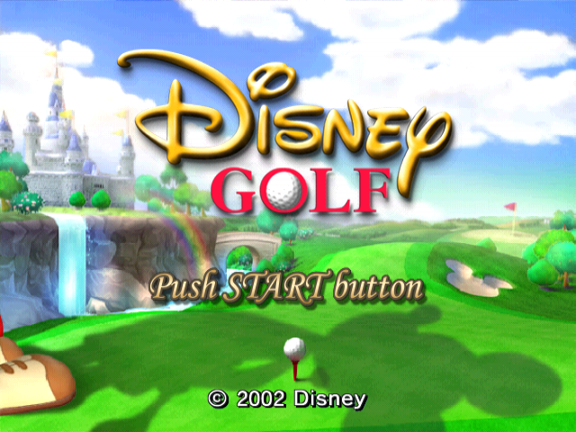 Disney Golf — écran titre