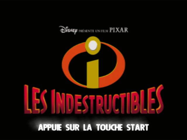 Disney Pixar The Incredibles — écran titre