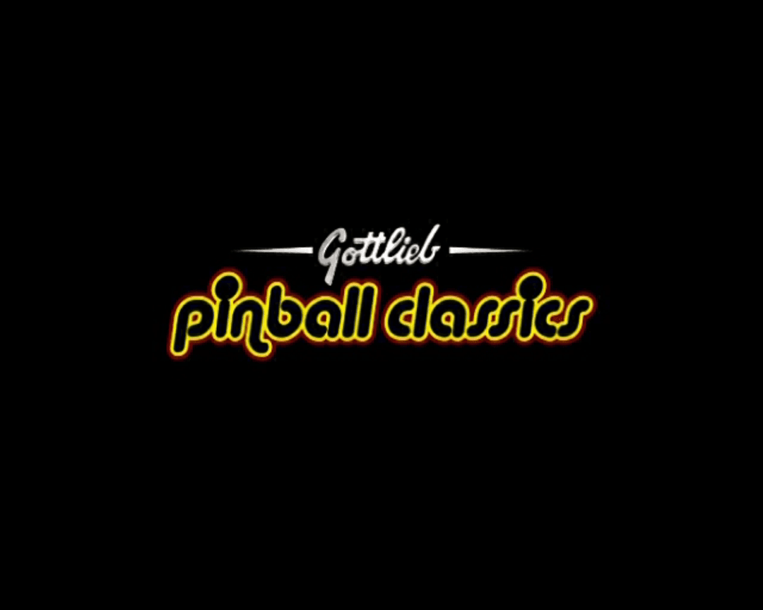 Gottlieb Pinball Classics — écran titre