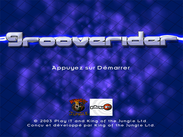 Grooverider Slot Car Racing — écran titre