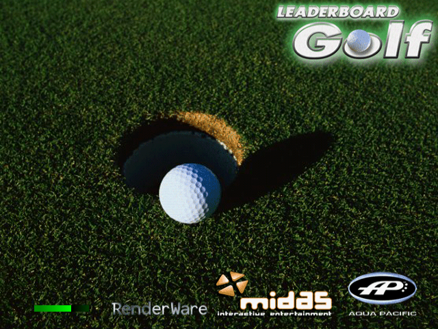 Leaderboard Golf — écran titre