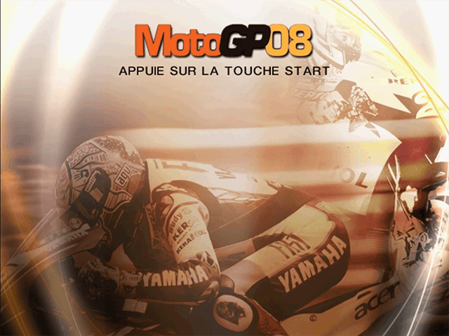 Motogp 08 — écran titre