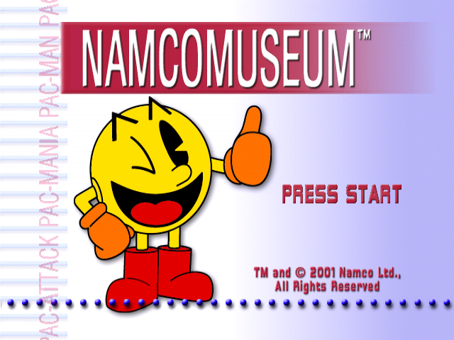 Namco Museum — écran titre