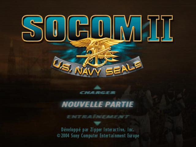 Socom 2 - U.s. Navy Seals — écran titre