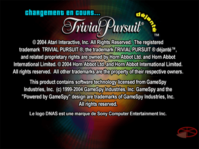 Trivial Pursuit - Unhinged — écran titre