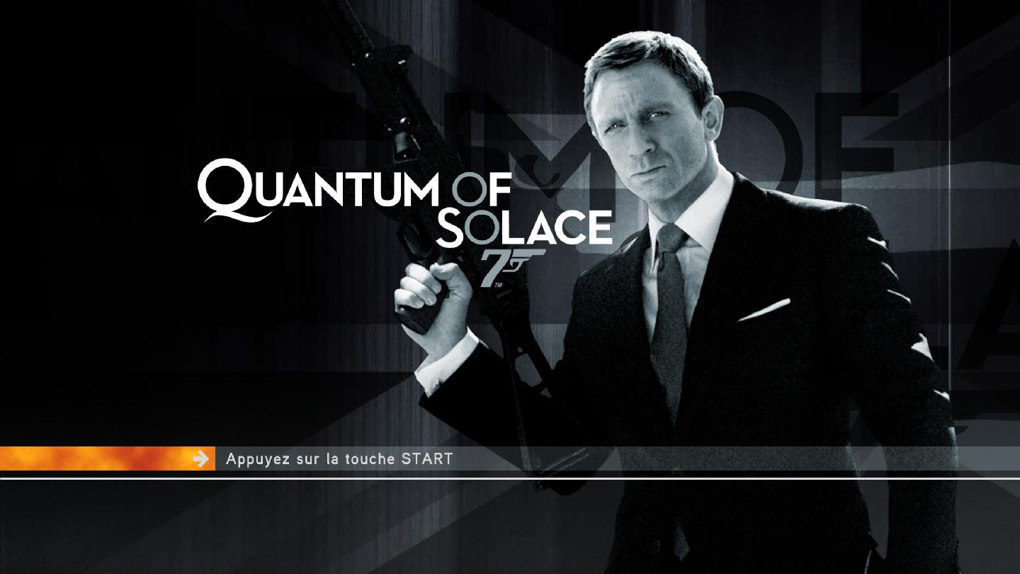 007 - Quantum Of Solace — écran titre