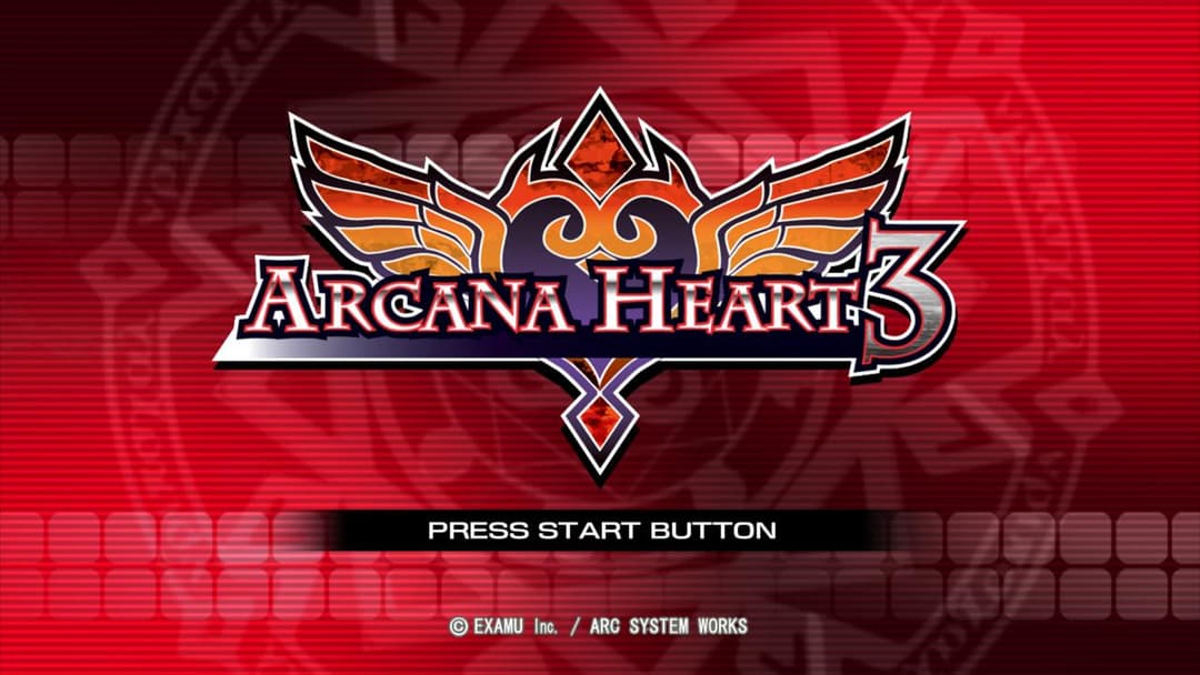 Arcana Heart 3 — écran titre