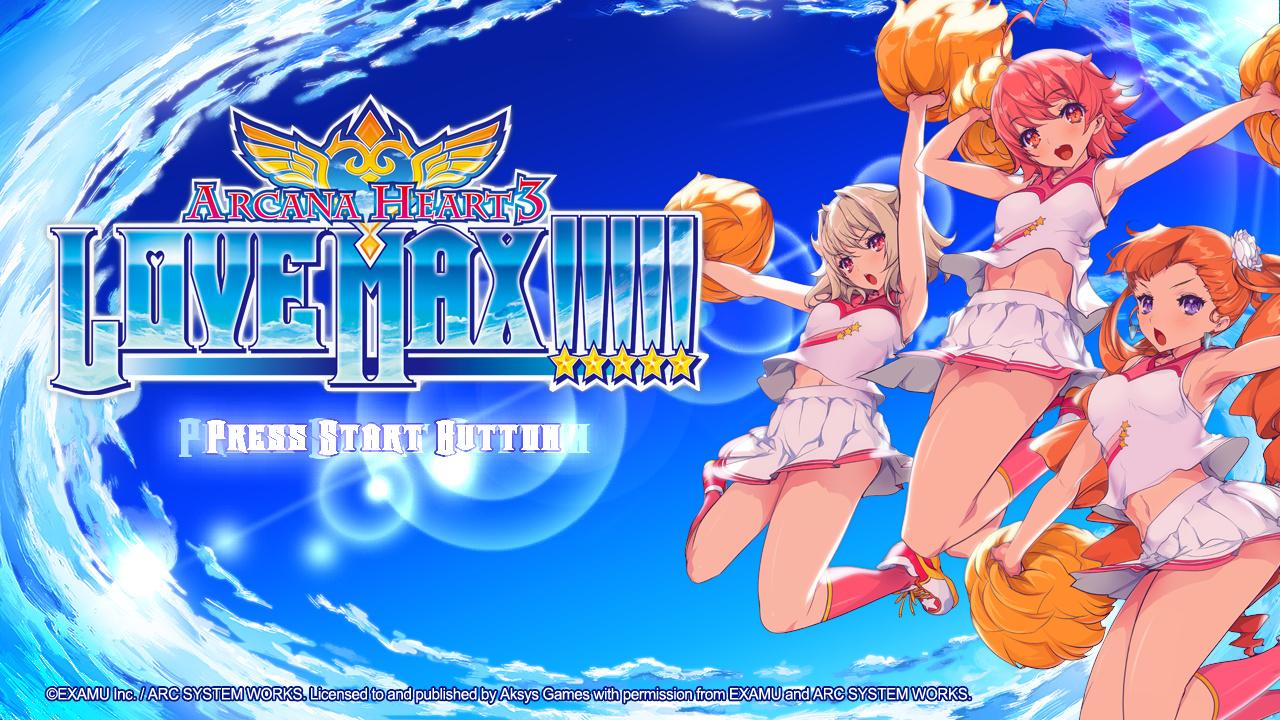Arcana Heart 3 - Love Max!!!!! — écran titre
