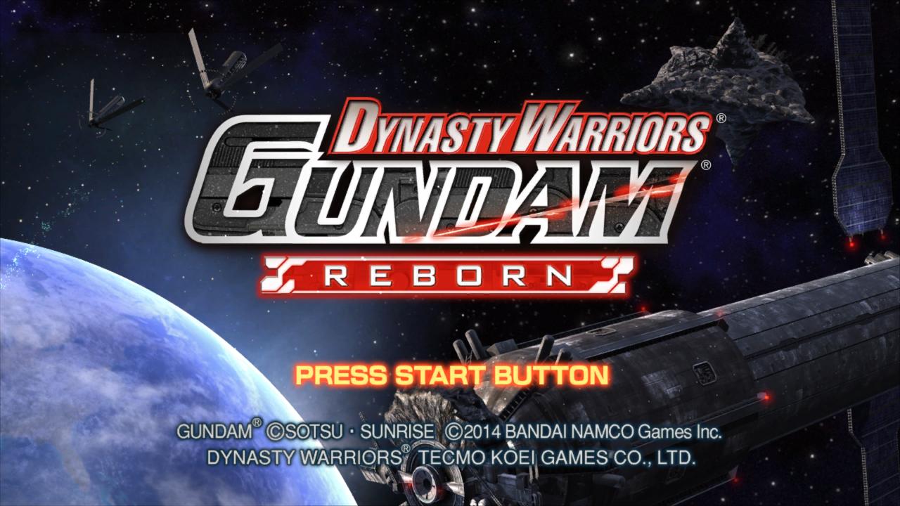 Dynasty Warriors - Gundam Reborn — écran titre