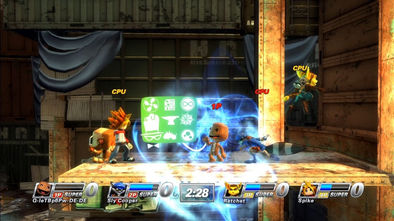 Playstation All-stars Battle Royale — screenshot