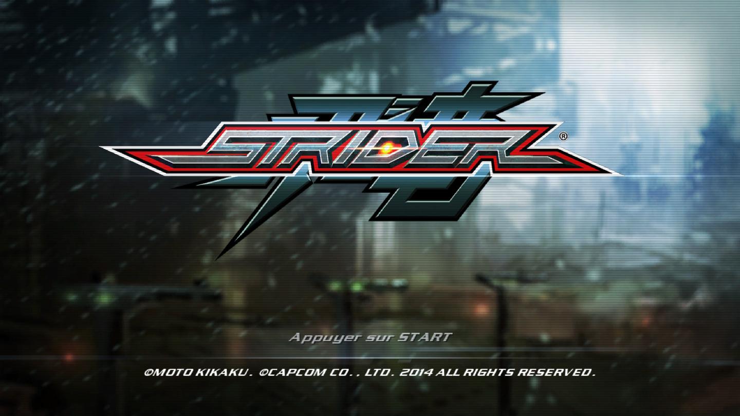 Strider — écran titre
