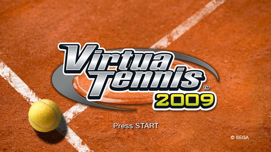 Virtua Tennis 2009 — écran titre