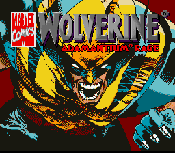 Wolverine - Adamantium Rage — écran titre