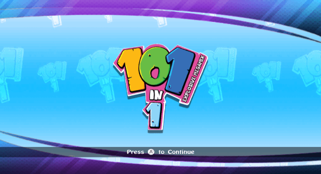 101 In 1 - Explosive Megamix — écran titre