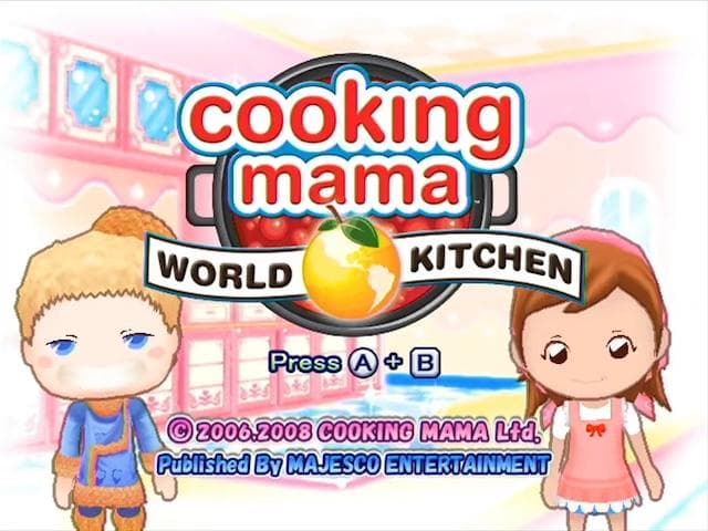 Cooking Mama - World Kitchen — écran titre
