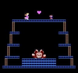 Donkey Kong (NES) — screenshot