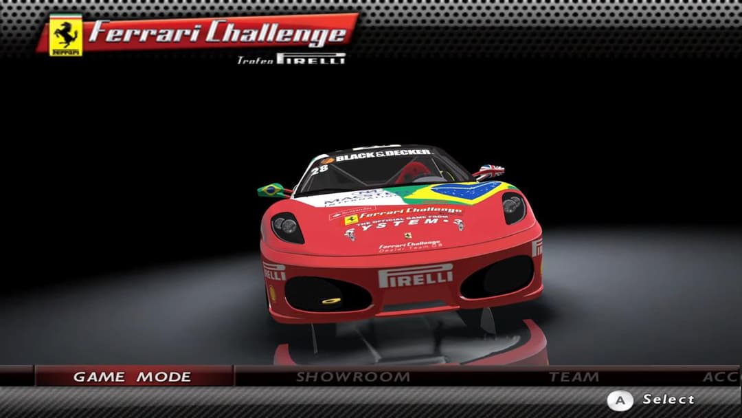 Ferrari Challenge — écran titre
