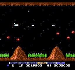 Gradius (NES) — screenshot