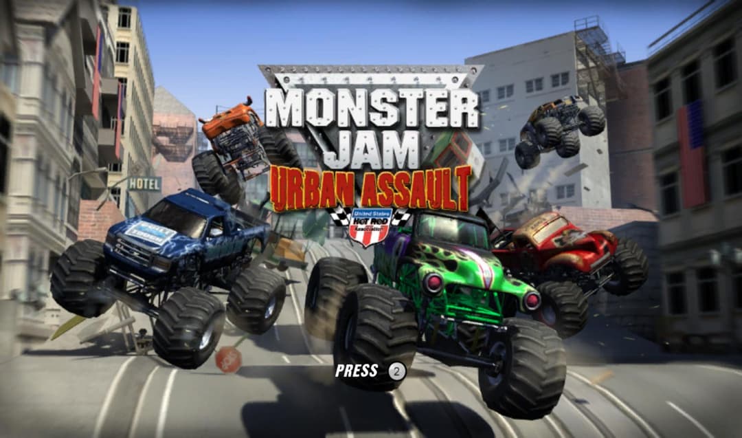 Monster Jam -  Urban Assault — écran titre