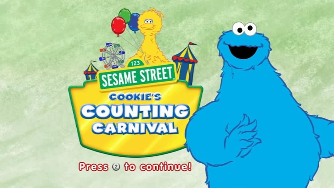 Sesame Street - Cookie's Counting Carnival — écran titre