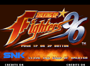 King Of Fighters '96, The (NG) — écran titre