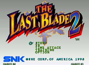 Last Blade 2, The (NG) — écran titre