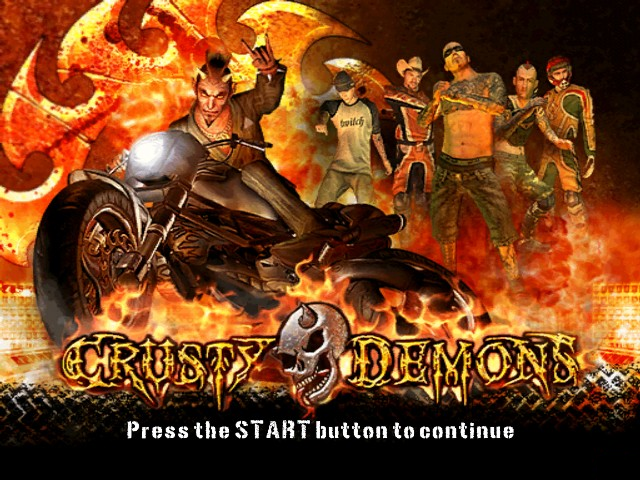 Crusty Demons — écran titre