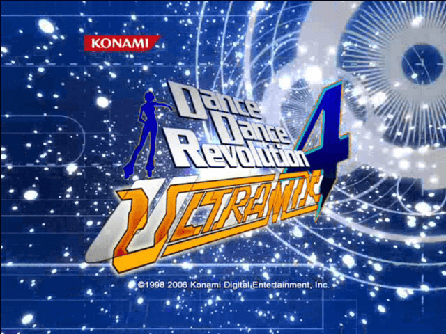 Dance Dance Revolution Ultramix 4 — écran titre