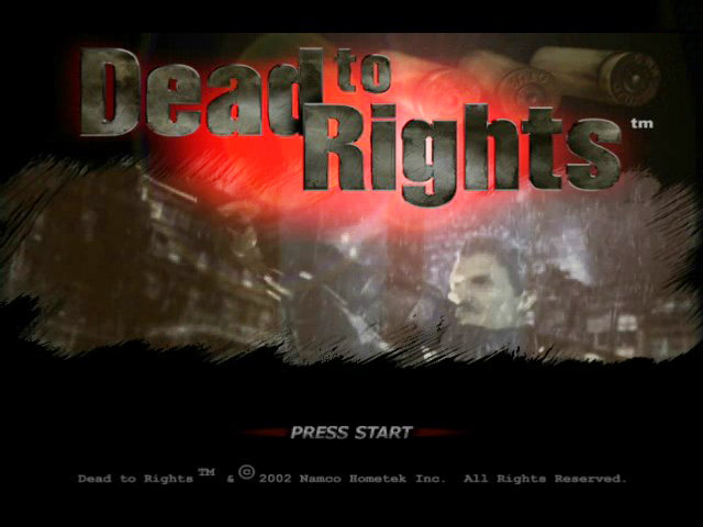 Dead To Rights — écran titre