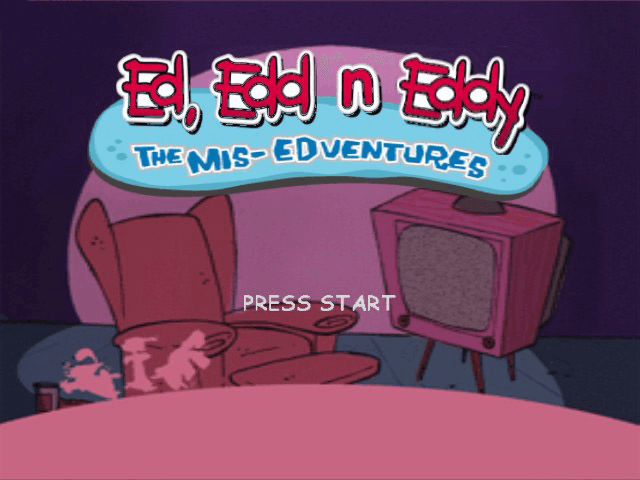 Ed, Edd n Eddy - The Mis-Edventures — écran titre