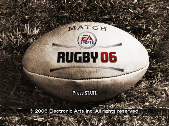Rugby 06 — écran titre