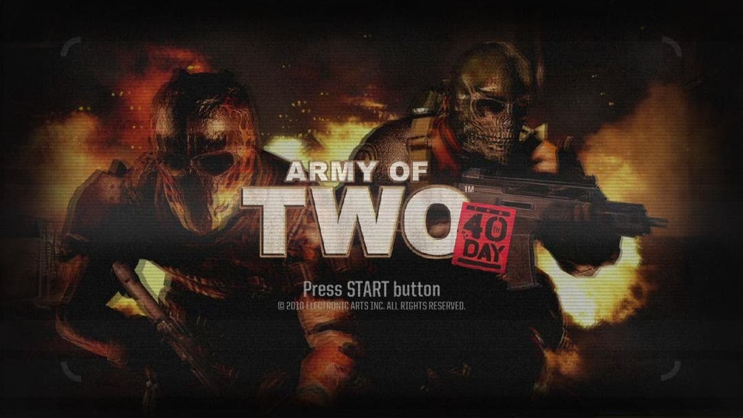 Army Of Two - Le 40ème Jour — écran titre