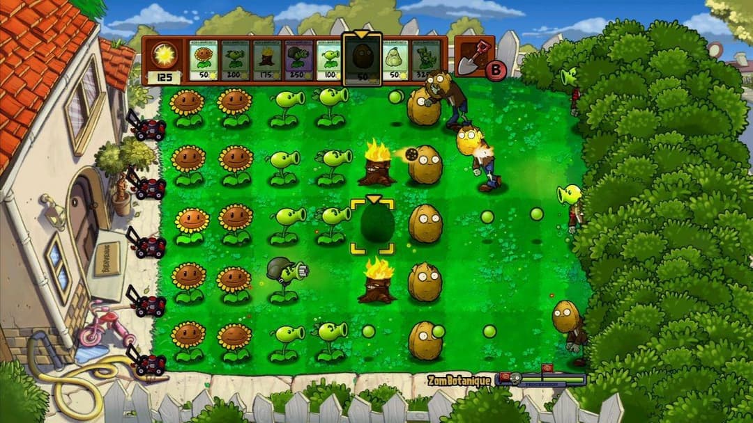 Plants vs. Zombies — screenshot