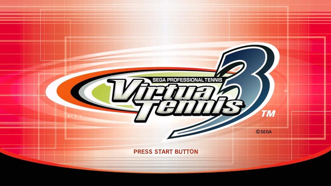 Virtua Tennis 3 — écran titre